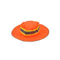 High visibility industrial safety equipment safety hat with reflective tape and chin strap for wokers
